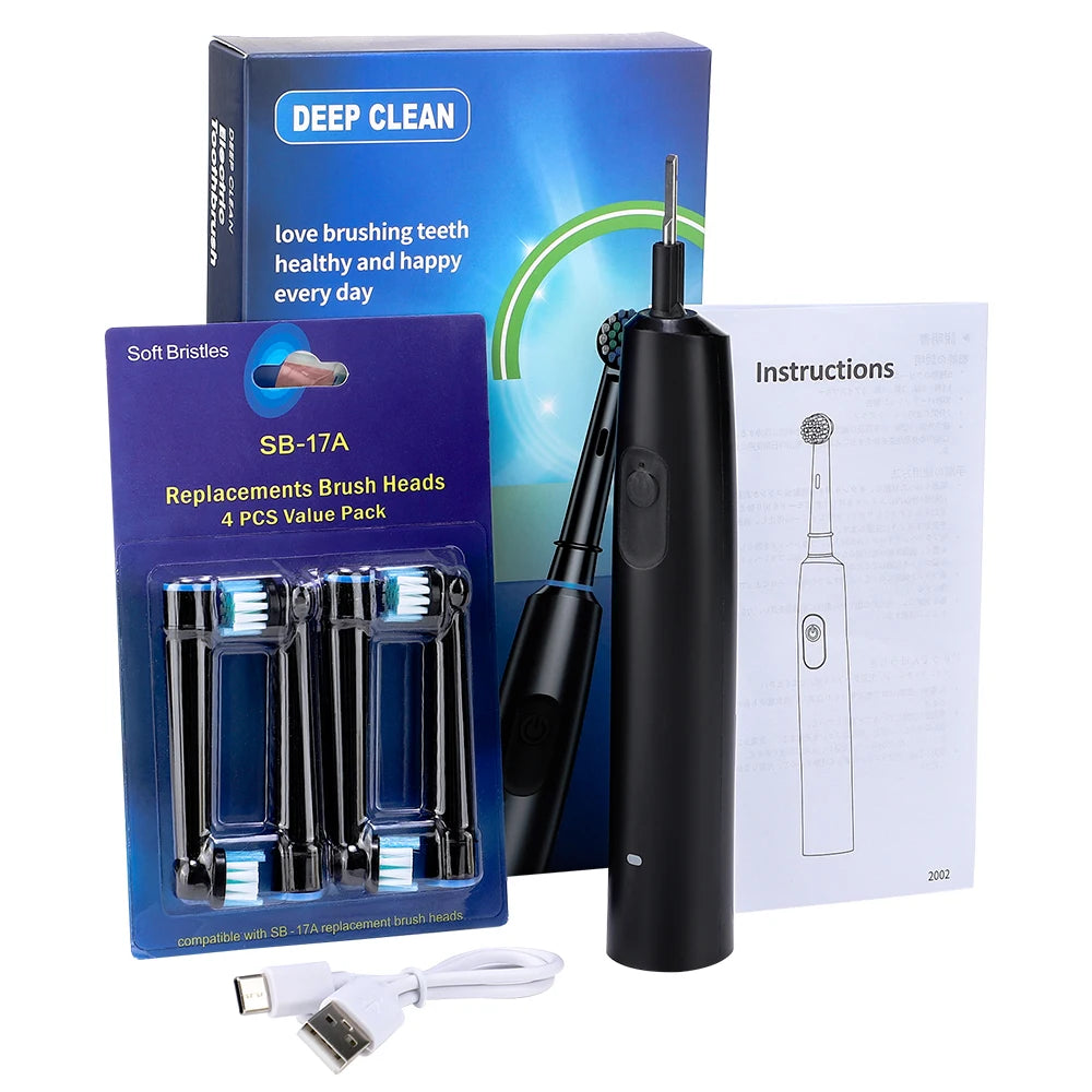 Ms Dear Adult Electric Toothbrush Rechargeable Waterproof Automatic Oral Care