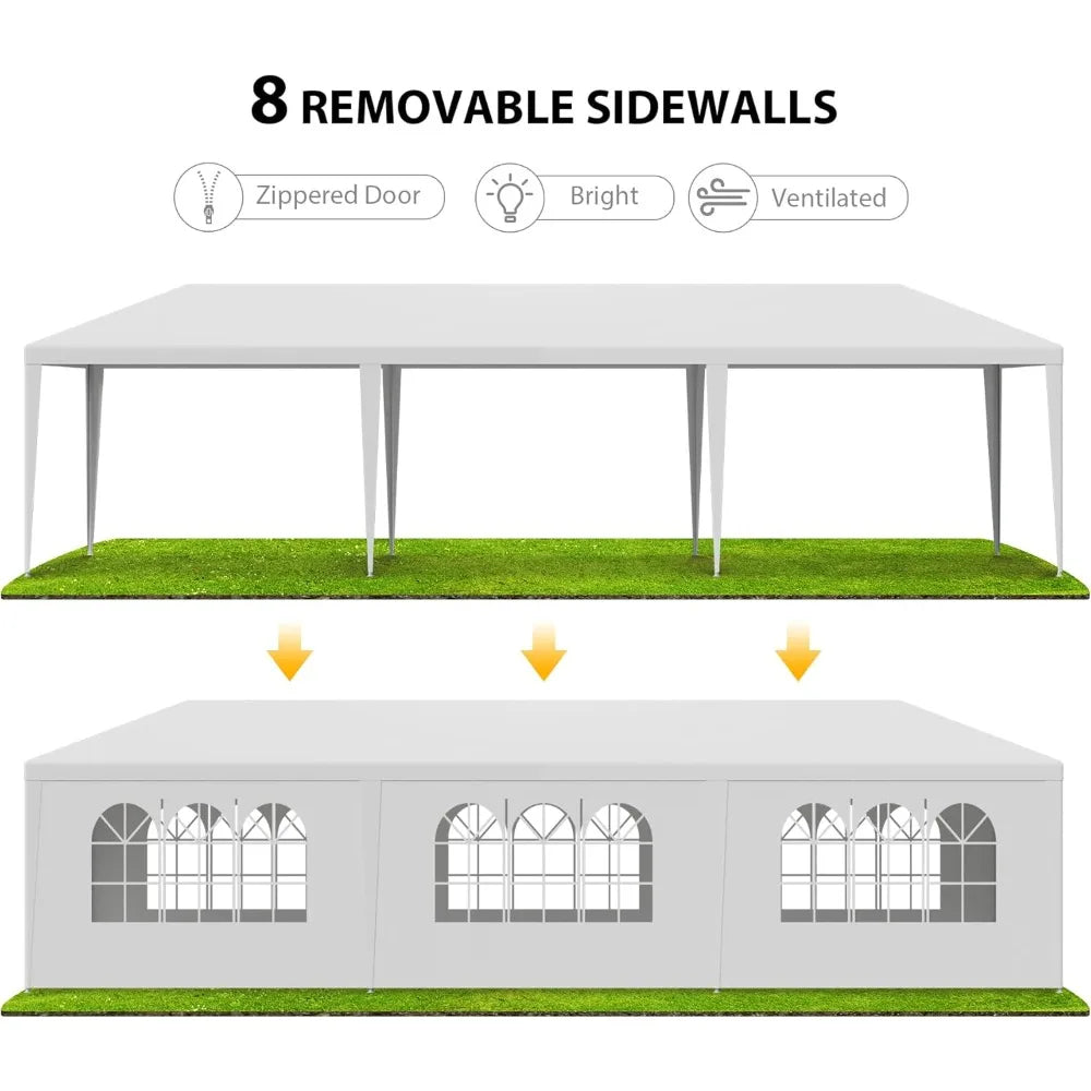 Heavy Duty Outdoor Party Tent Gazebo Waterproof For Wedding Events