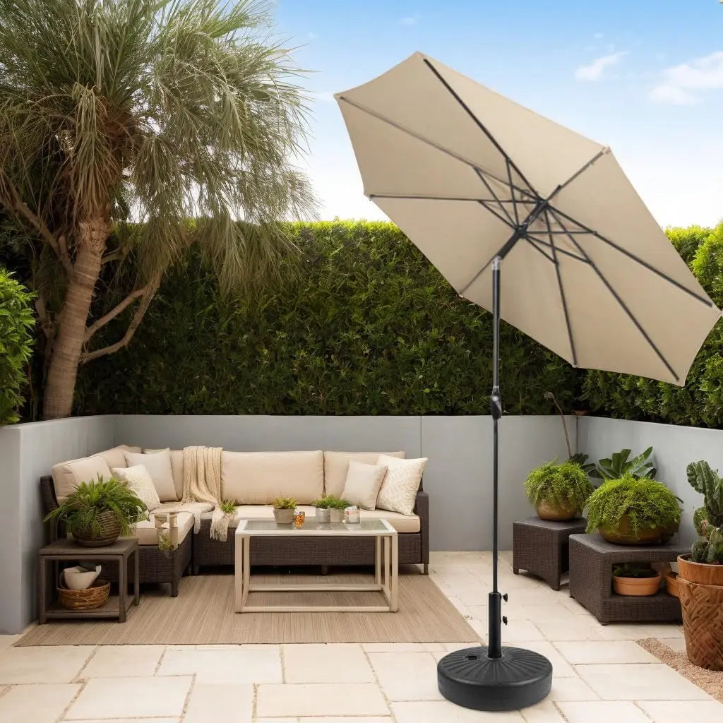Heavy Duty Patio Umbrella Weighted Base Sand Fillable Anchor Stand