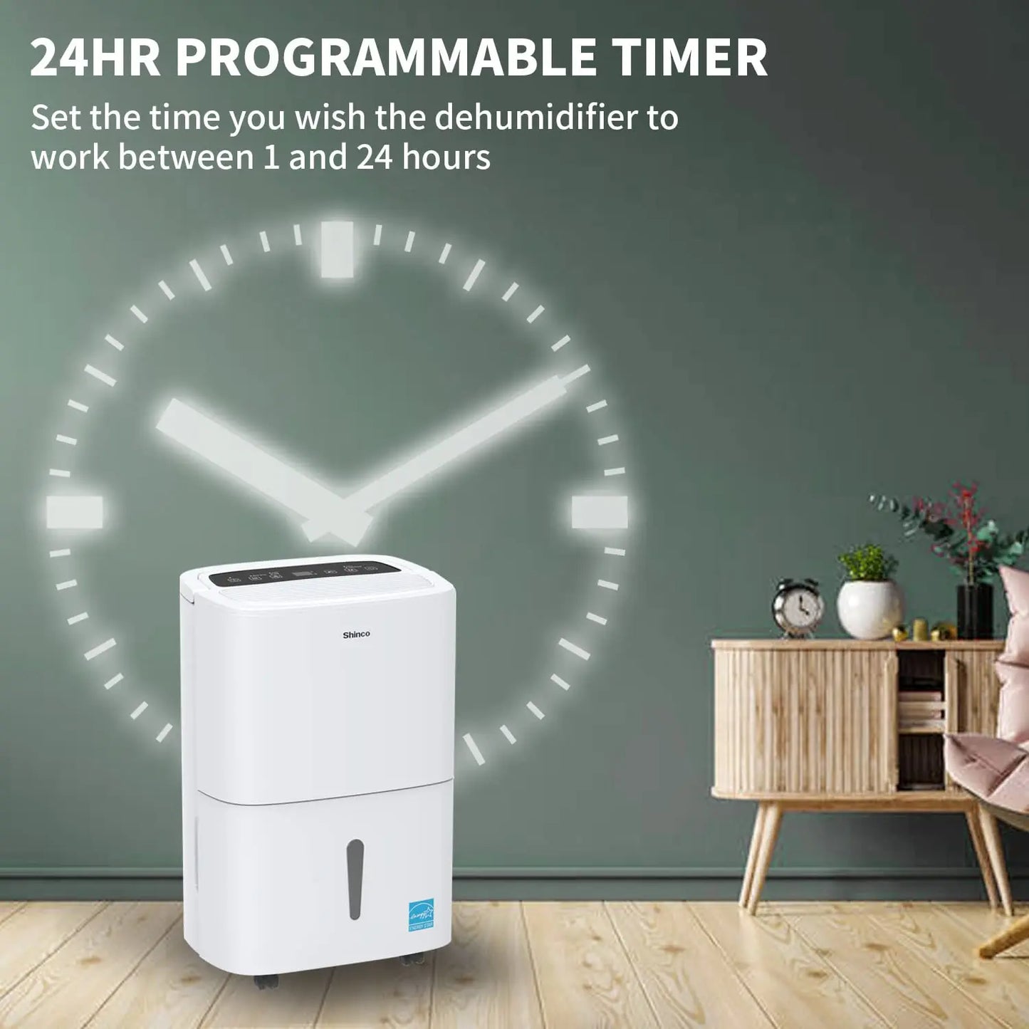 Shinco 150 Pints Energy Star Dehumidifier With Built In Pump