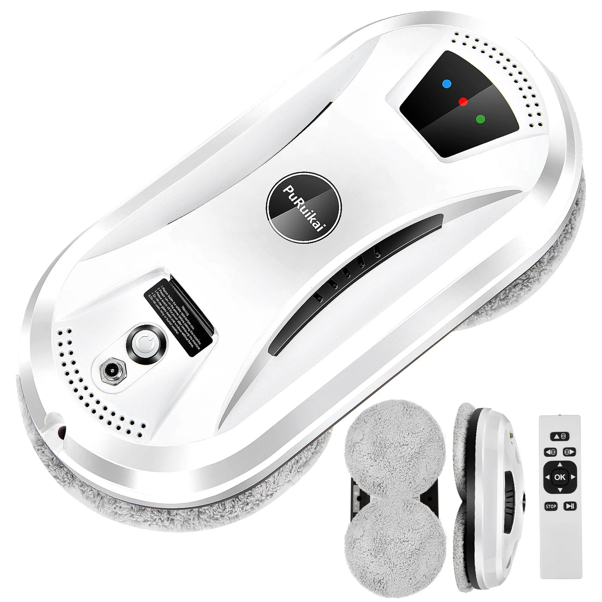 PuRuikai Ultra Thin Electric Window Cleaning Robot With Remote Control