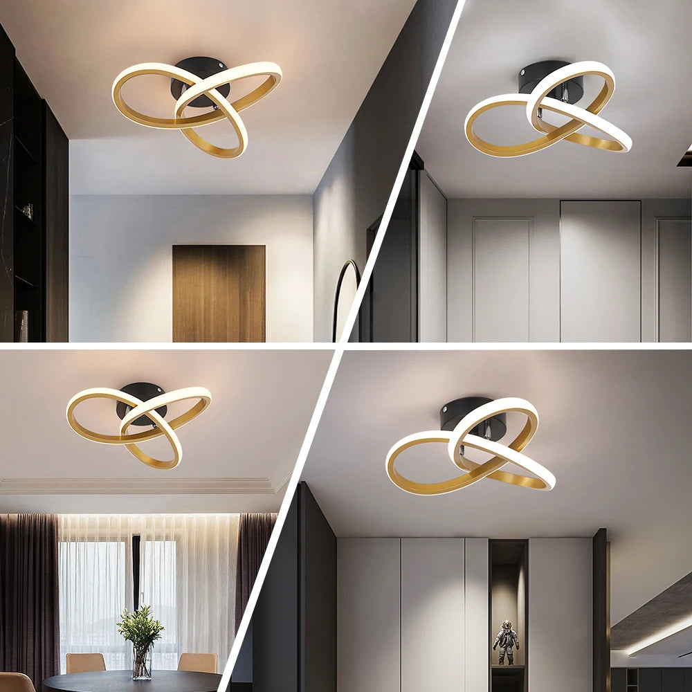 Vetrulus Modern Acrylic Led Pendant Chandelier Light For Living Room