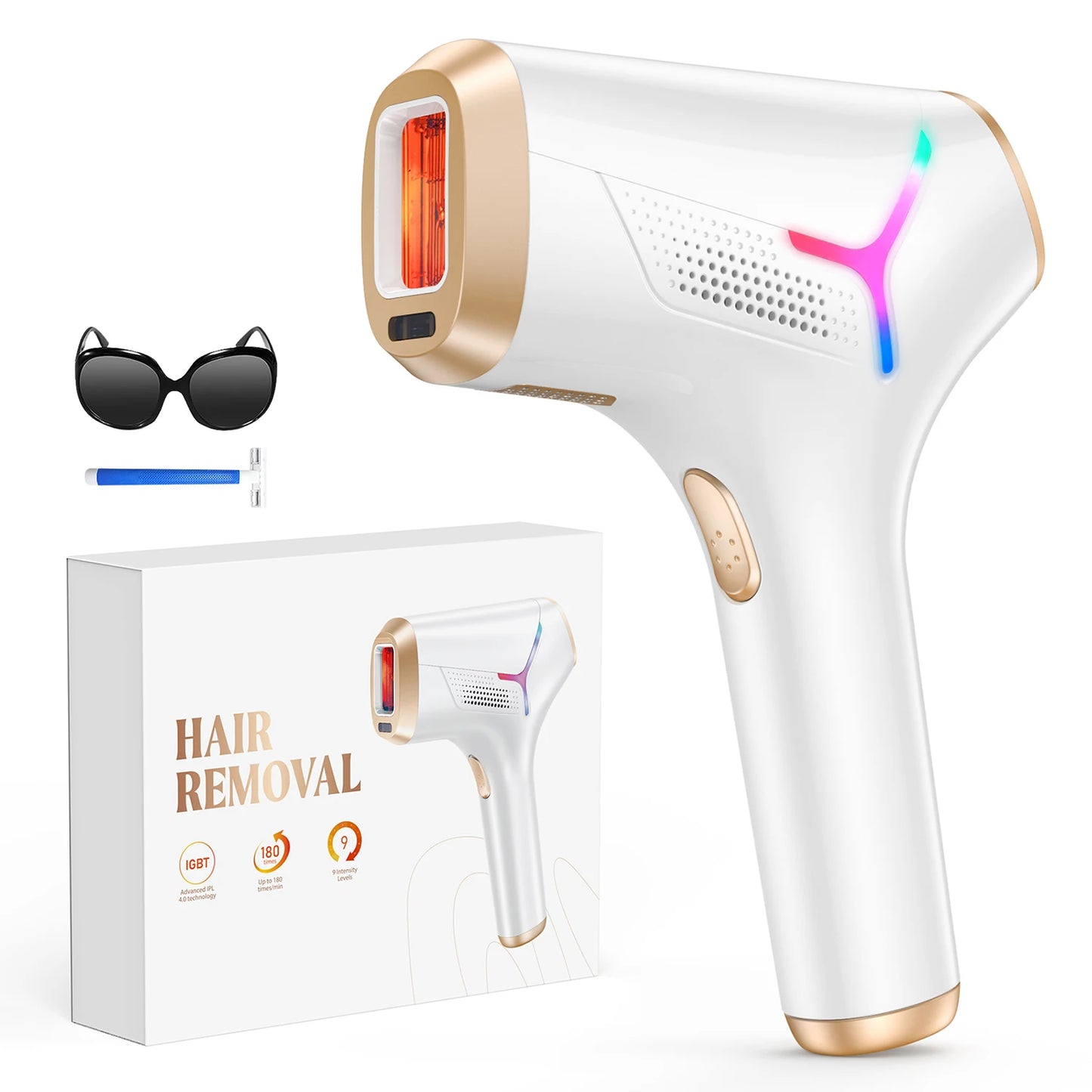 Totmizby IPL Painless Permanent Hair Removal System Body And Face