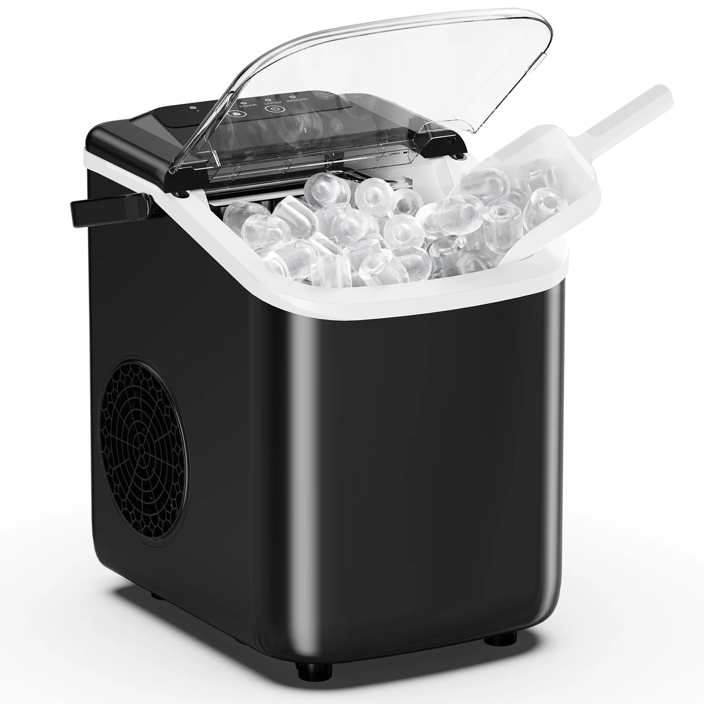 Countertop Portable Ice Maker With Scoop Handle For Home Kitchen