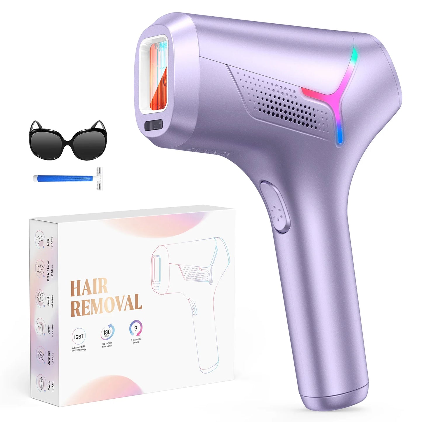 Totmizby IPL Painless Permanent Hair Removal System Body And Face