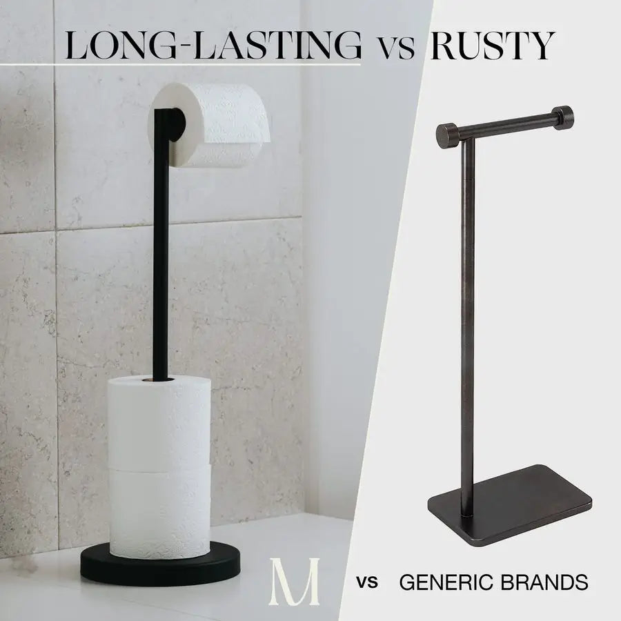 XMSJ Freestanding Toilet Paper Holder For 4 Rolls Stainless Steel