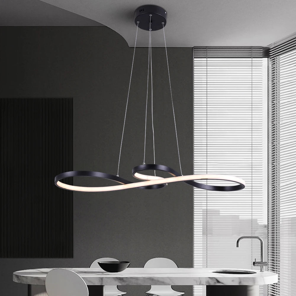 Vetrulus Modern Acrylic Led Pendant Chandelier Light For Living Room