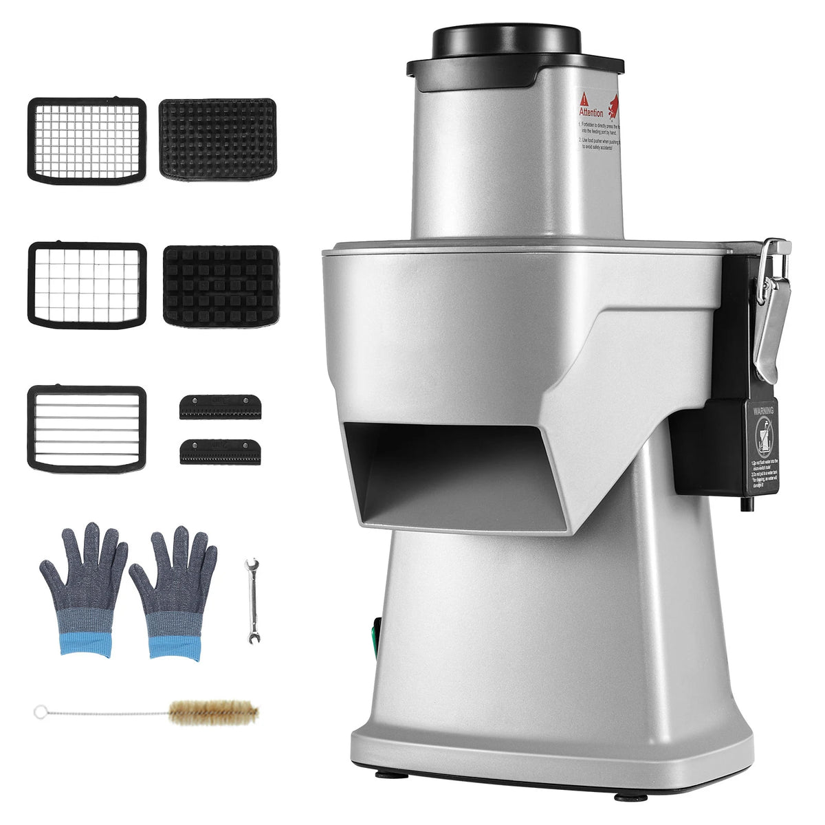 SucceBuy Electric Vegetable Slicer 4 In 1 Multifunctional Food Cutter