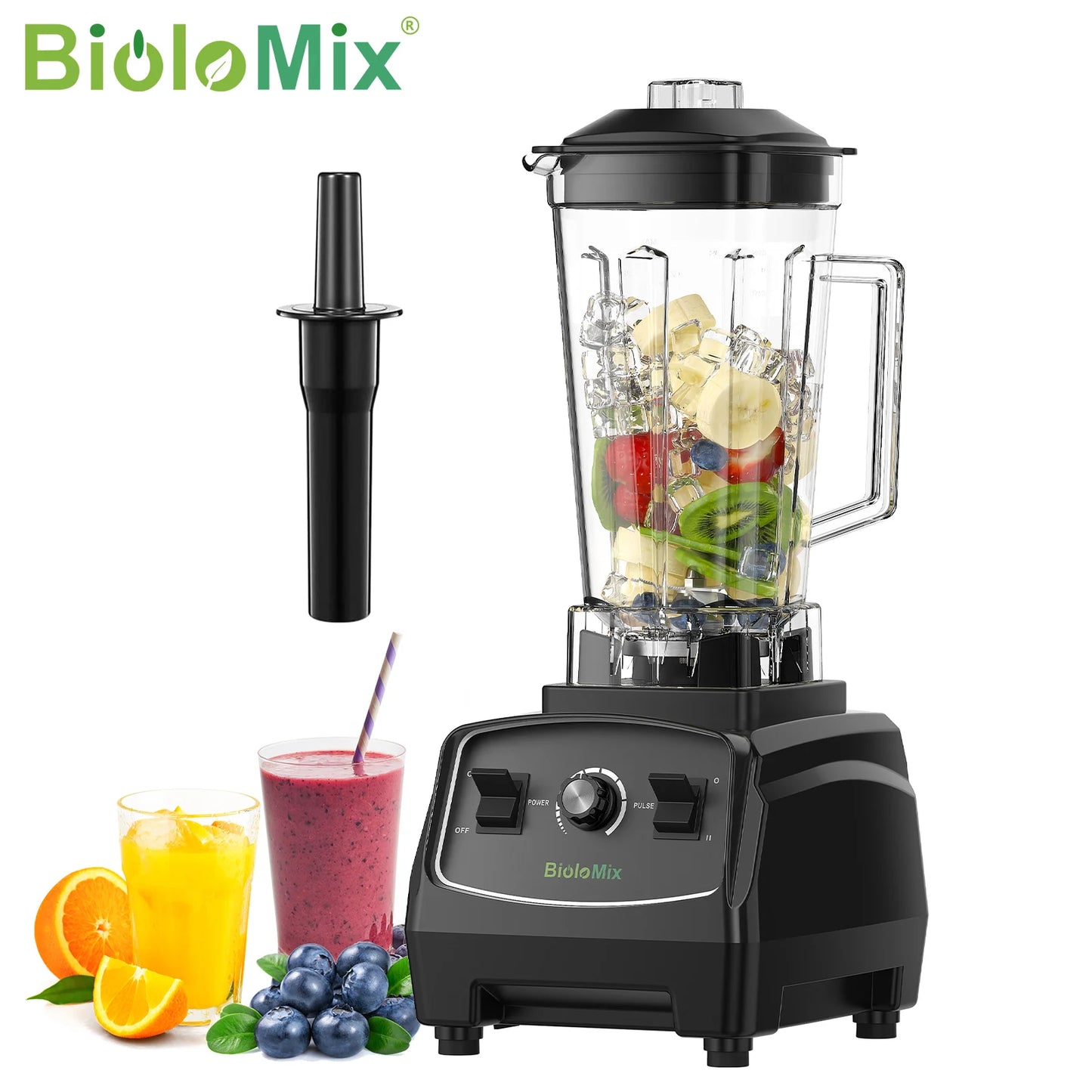 Biolomix Heavy Duty Commercial Blender Mixer Juicer