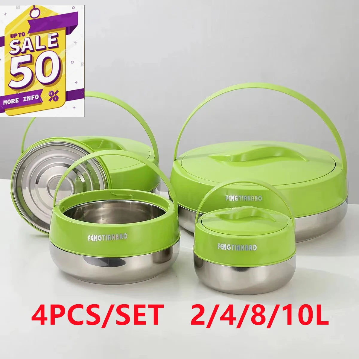 Plastic Lunchboxes 3 Pcs Set Durable Food Warmer Fresh Preservation