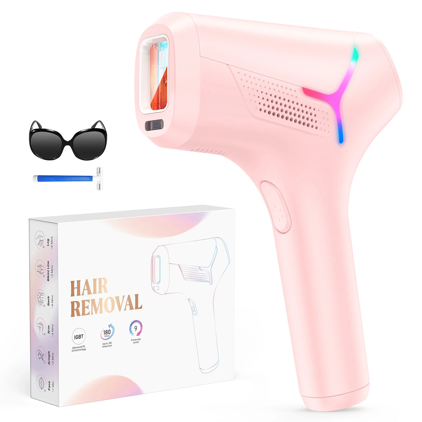 Totmizby IPL Painless Permanent Hair Removal System Body And Face