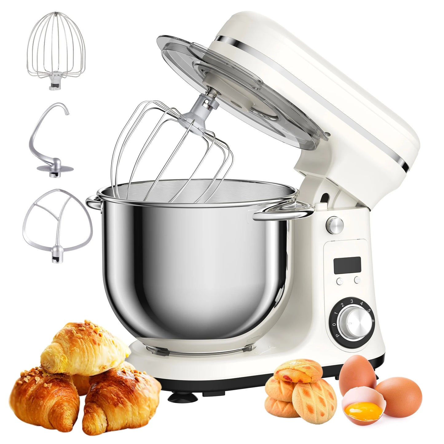 BioloMix Kitchen Stand Mixer Blender Quiet Motor Professional Grade Appliance