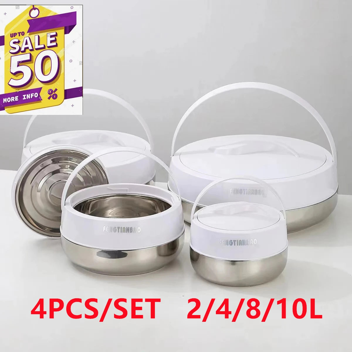Plastic Lunchboxes 3 Pcs Set Durable Food Warmer Fresh Preservation