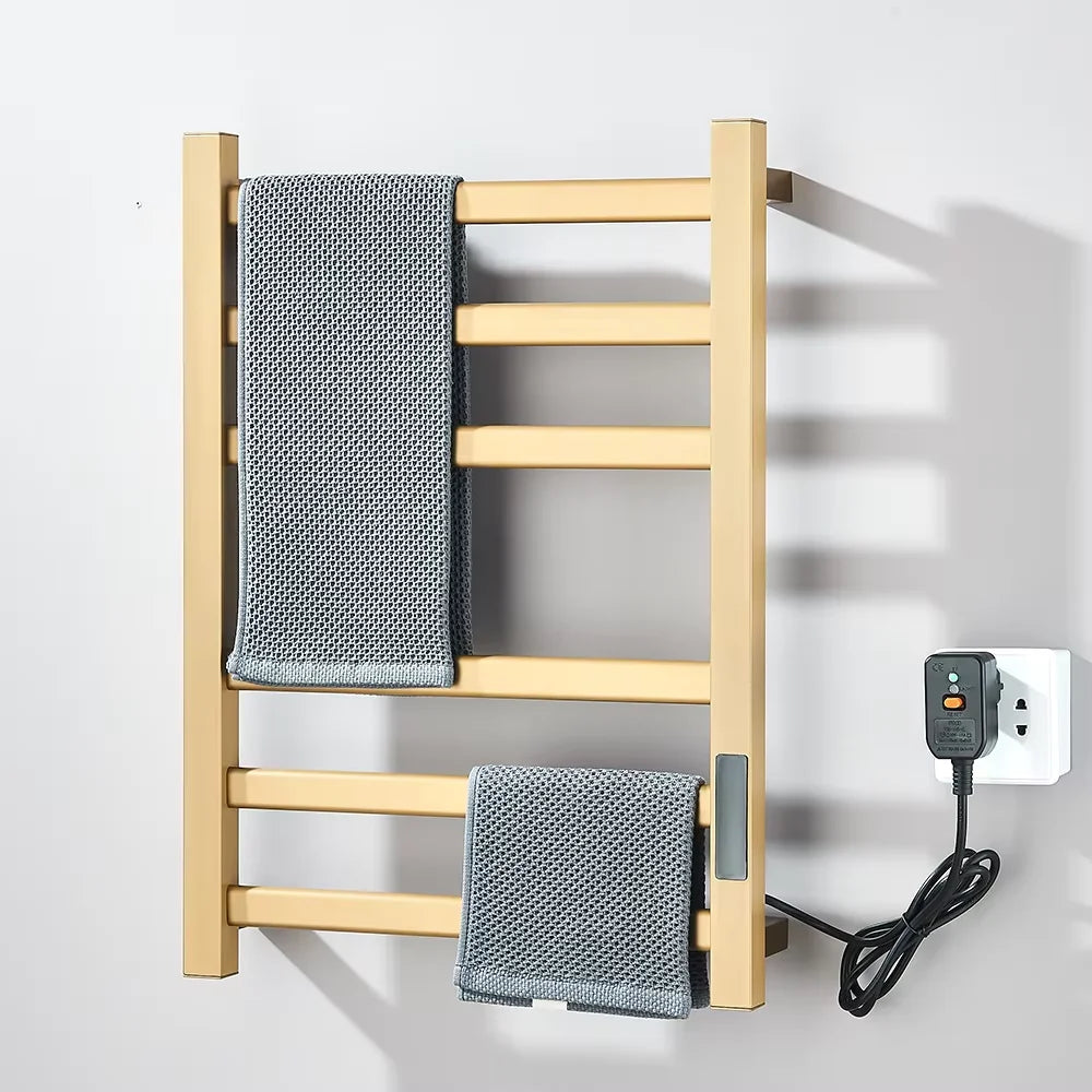 Shinesia Electric Towel Warmer Rail With Digital Temperature Display