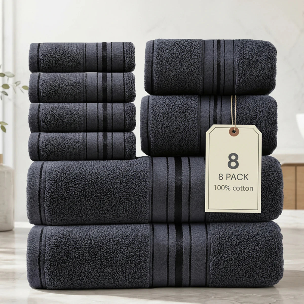 Majestic Plush Luxury Towels Set For Bathroom Spa Hotel