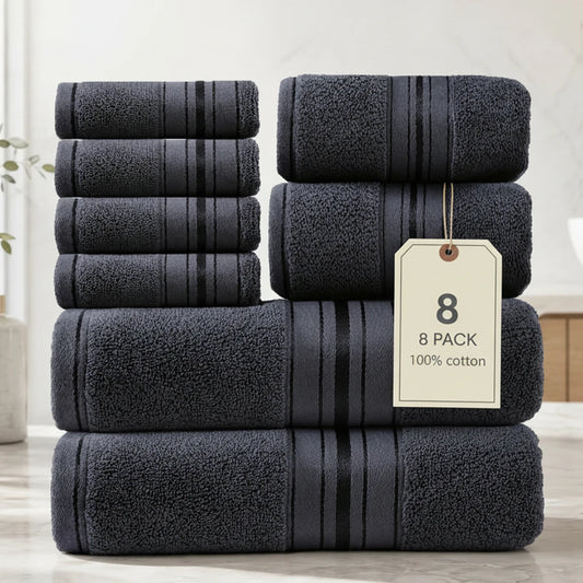 Majestic Plush Luxury Towels Set For Bathroom Spa Hotel