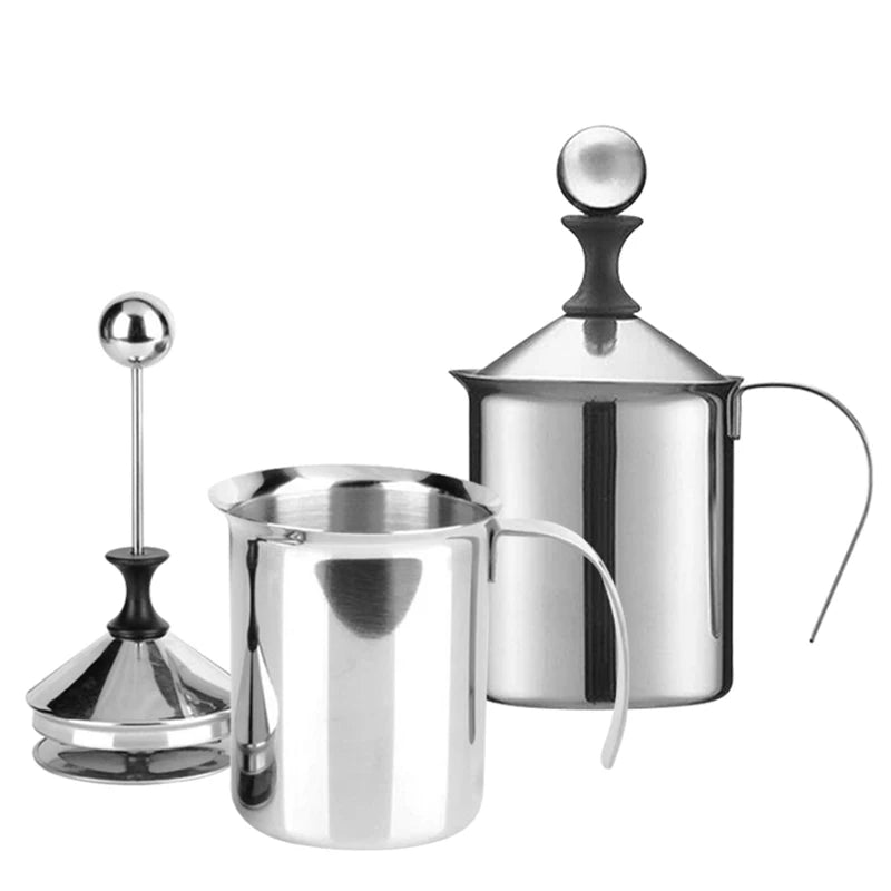 Balashov Stainless Steel Electric Milk Frother Coffee Cappuccino Drink Mixer