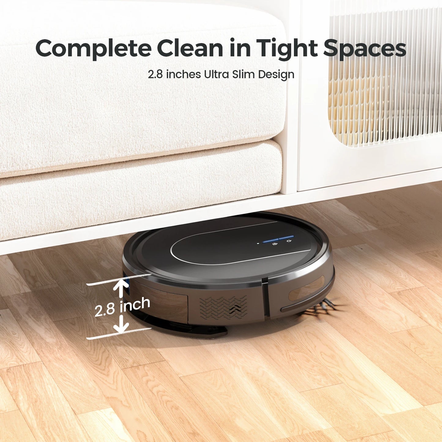 Vastorm Robot Vacuum Cleaner WiFi Auto Charge Mop For Home