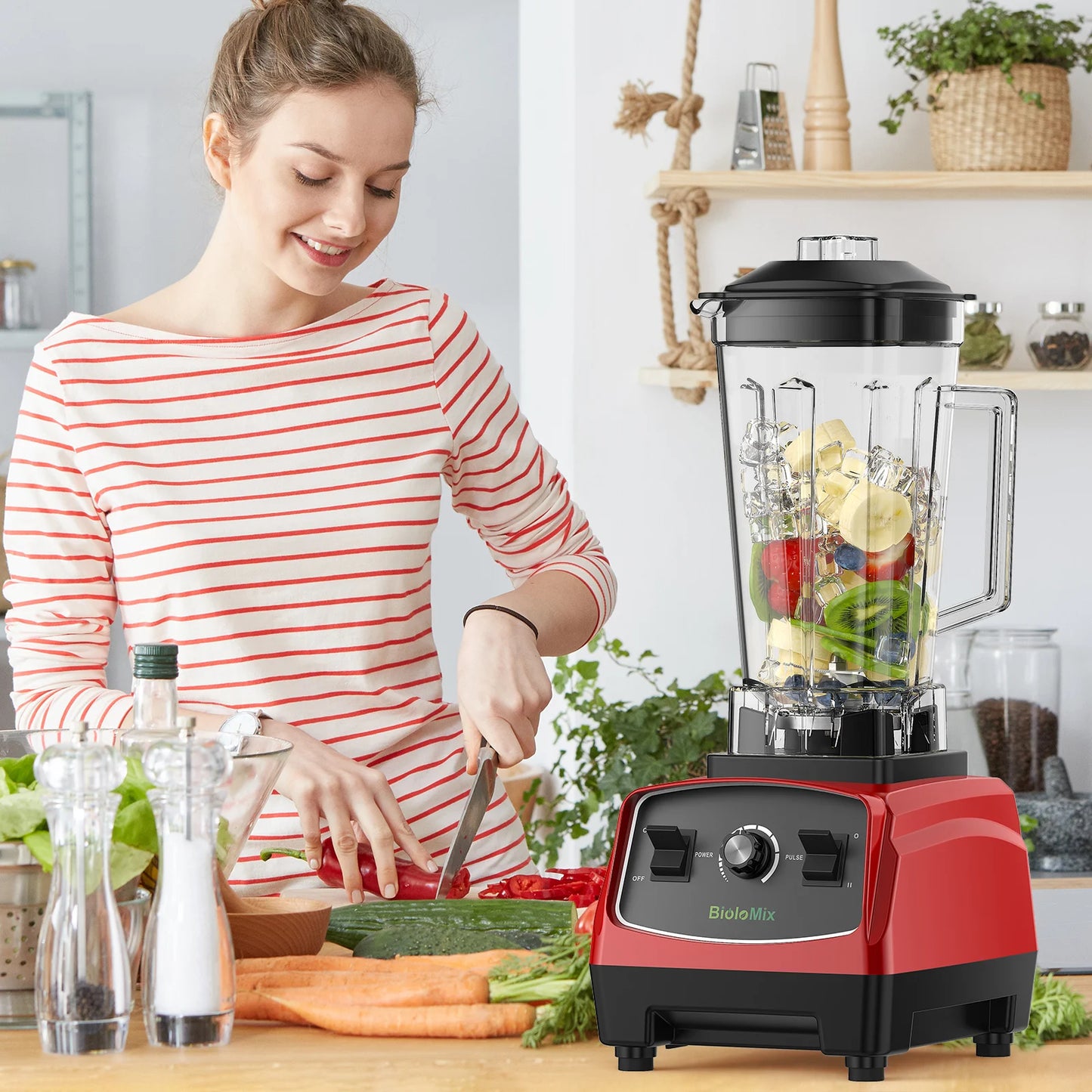 Biolomix Heavy Duty Commercial Blender Mixer Juicer