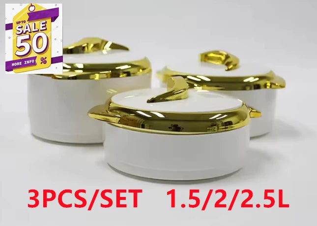 Plastic Lunchboxes 3 Pcs Set Durable Food Warmer Fresh Preservation