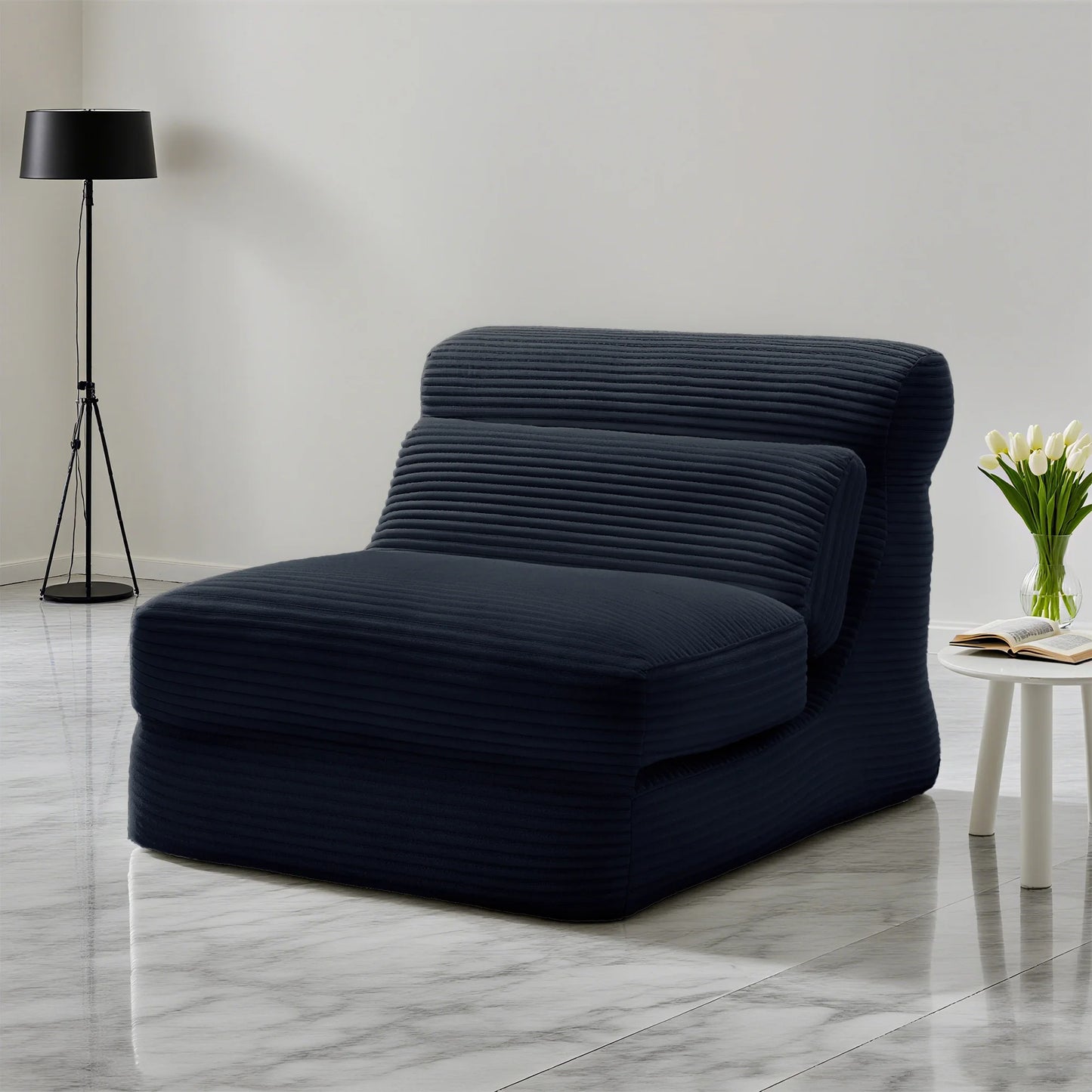 JHK Ergonomic Folding Sofa Bed With Lumbar Support