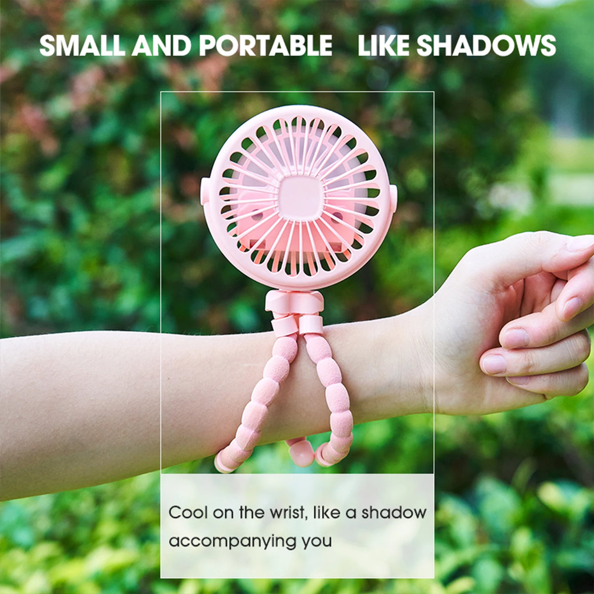 Portable Rechargeable Clip Stroller Fan For Car Seat Travel Cooling