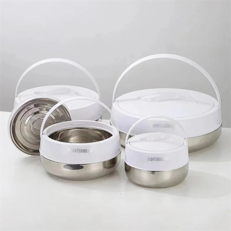 Plastic Lunchboxes 3 Pcs Set Durable Food Warmer Fresh Preservation