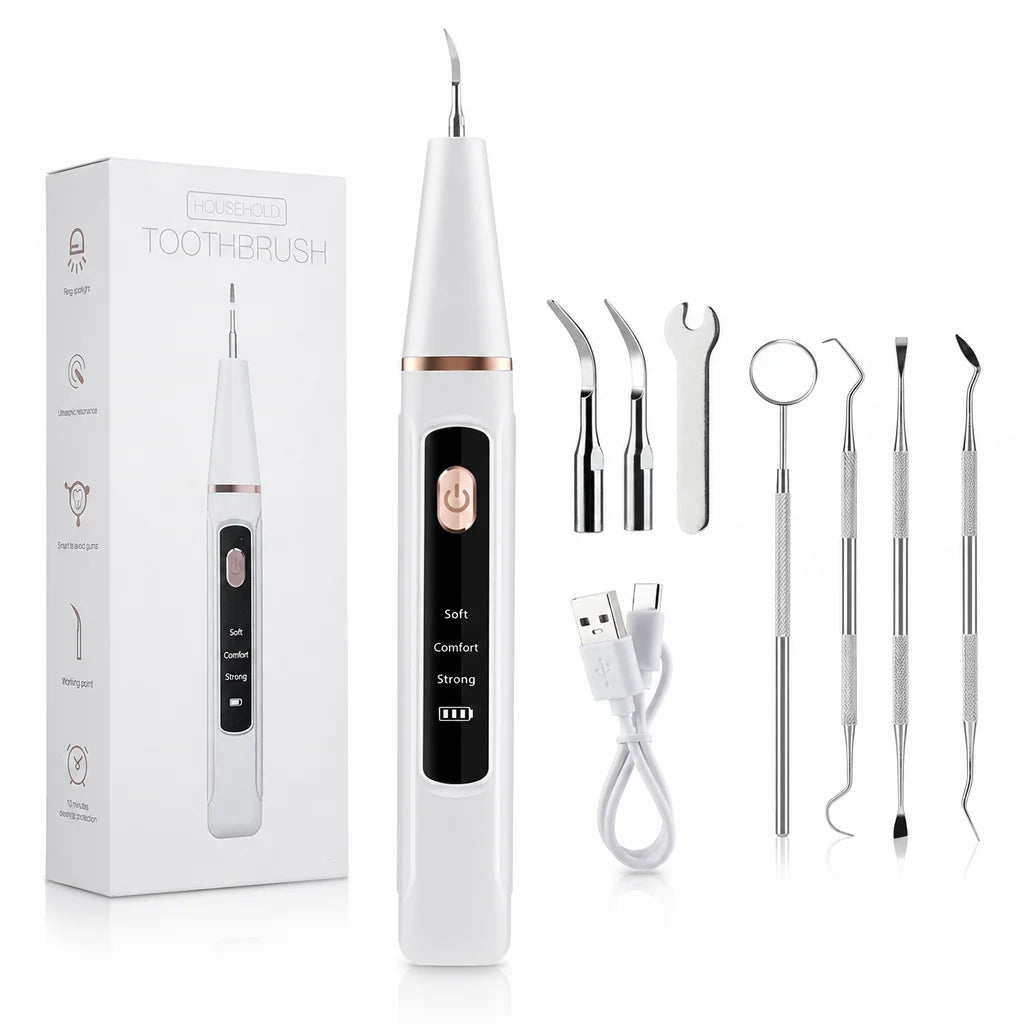 Rechargeable Electric Ultrasonic Teeth Tartar Cleaner Dental Scaler Whitening