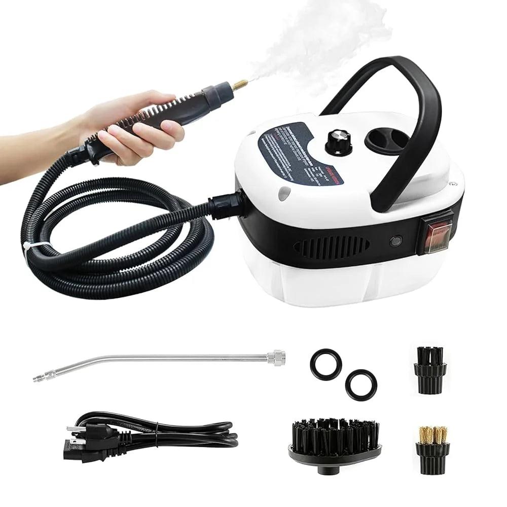 2500W Portable Handheld Steam Cleaner With Multiple Accessories Us Plug