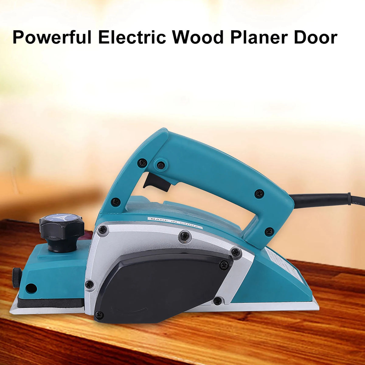Portable Electric Wood Planer Handheld Power Tool For Home Furniture