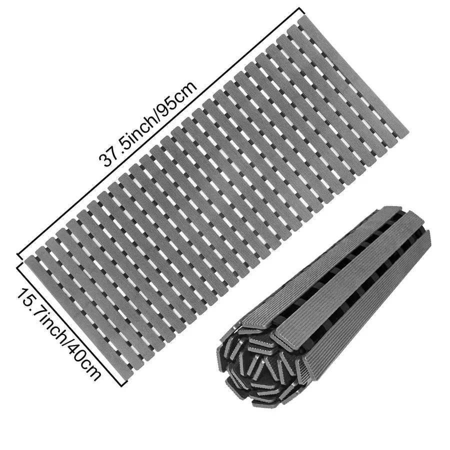 Nonslip Bathtub Mat With Suction Cups And Drain Holes