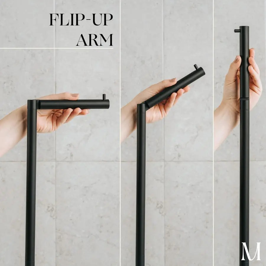 XMSJ Freestanding Toilet Paper Holder For 4 Rolls Stainless Steel
