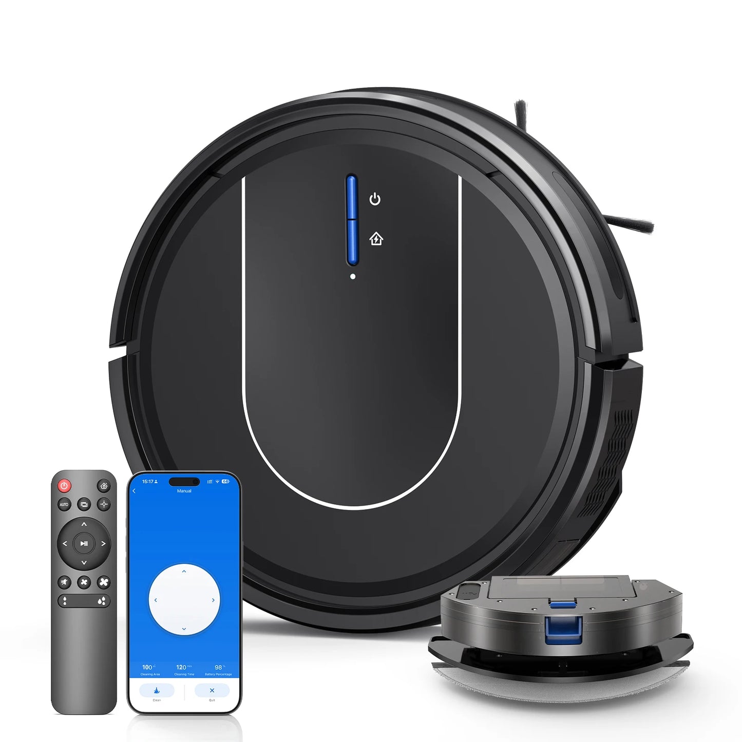 Vastorm Robot Vacuum Cleaner WiFi Auto Charge Mop For Home