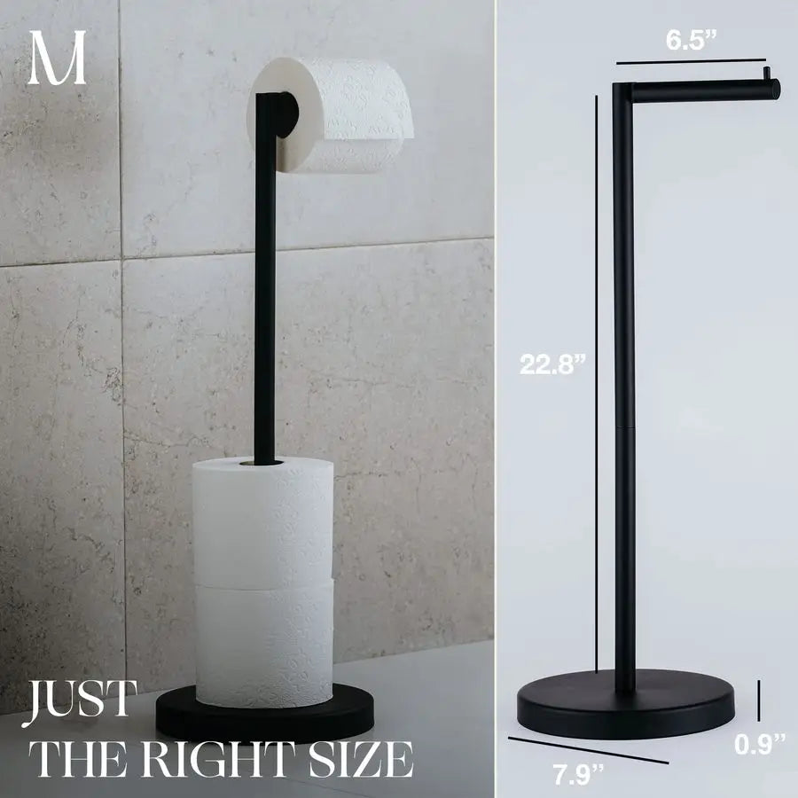 XMSJ Freestanding Toilet Paper Holder For 4 Rolls Stainless Steel