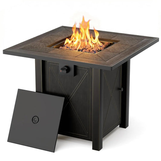 Propane Fire Pit Table With Premium Ceramic Top 50000 BTU