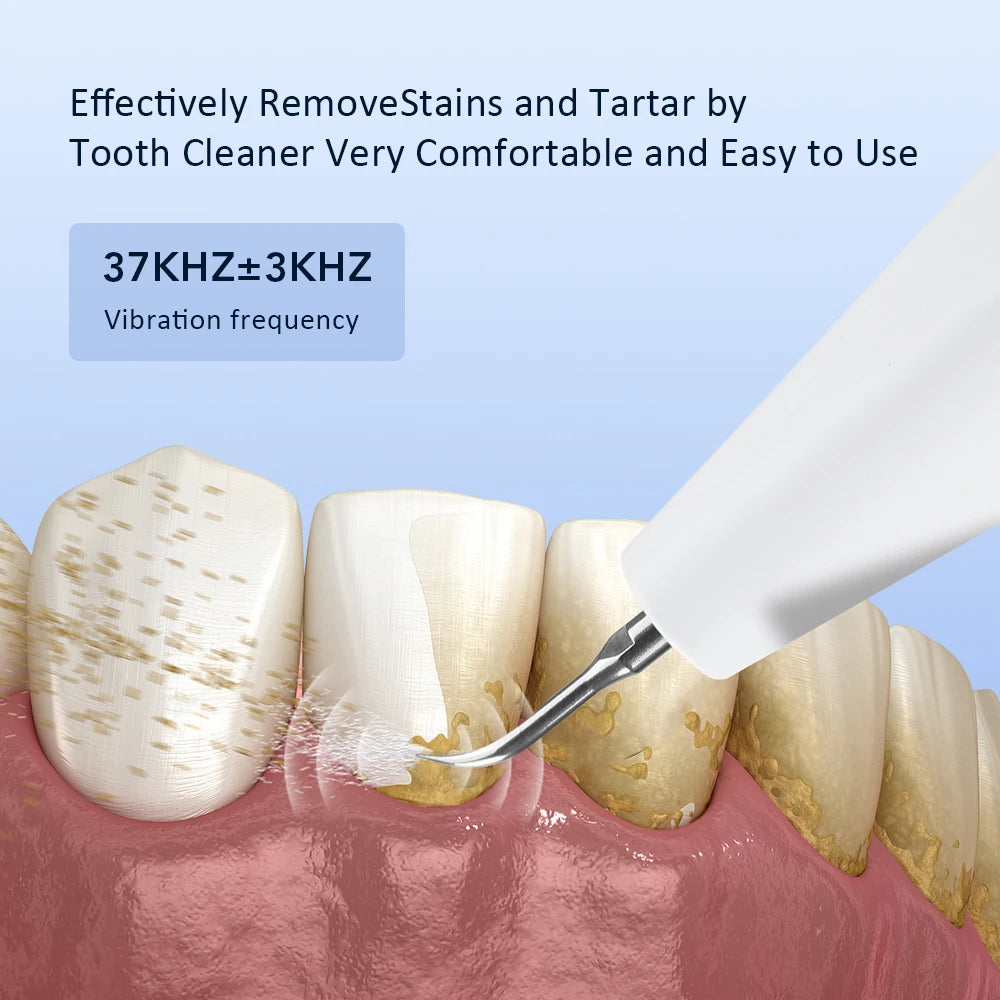 Rechargeable Electric Ultrasonic Teeth Tartar Cleaner Dental Scaler Whitening