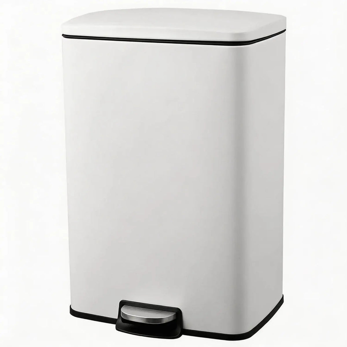 HiMISS Stainless Steel Pedal Bin With Fingerprint Proof Kitchen Lid