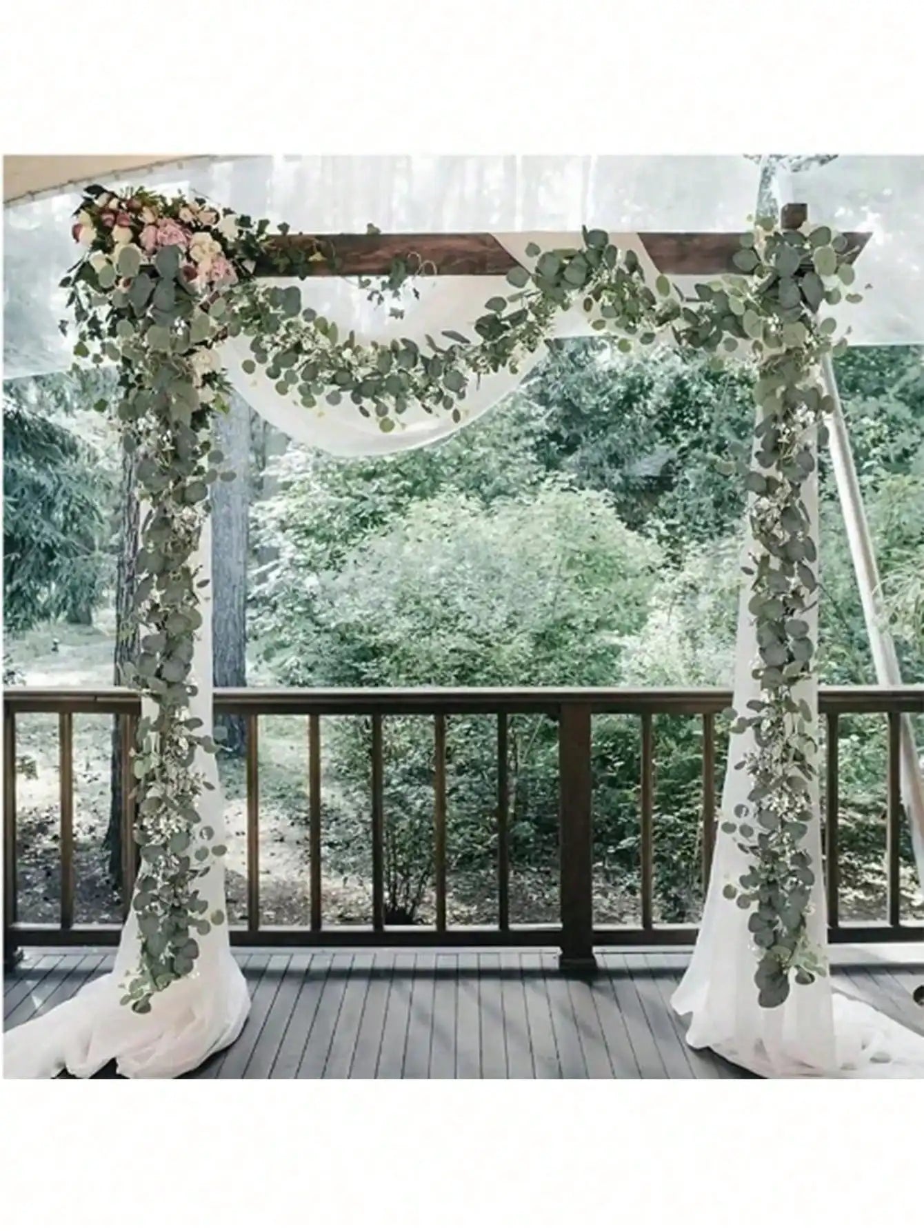 Eucalyptus Vine Decoration Nylon Artificial Plant For Indoor Decor