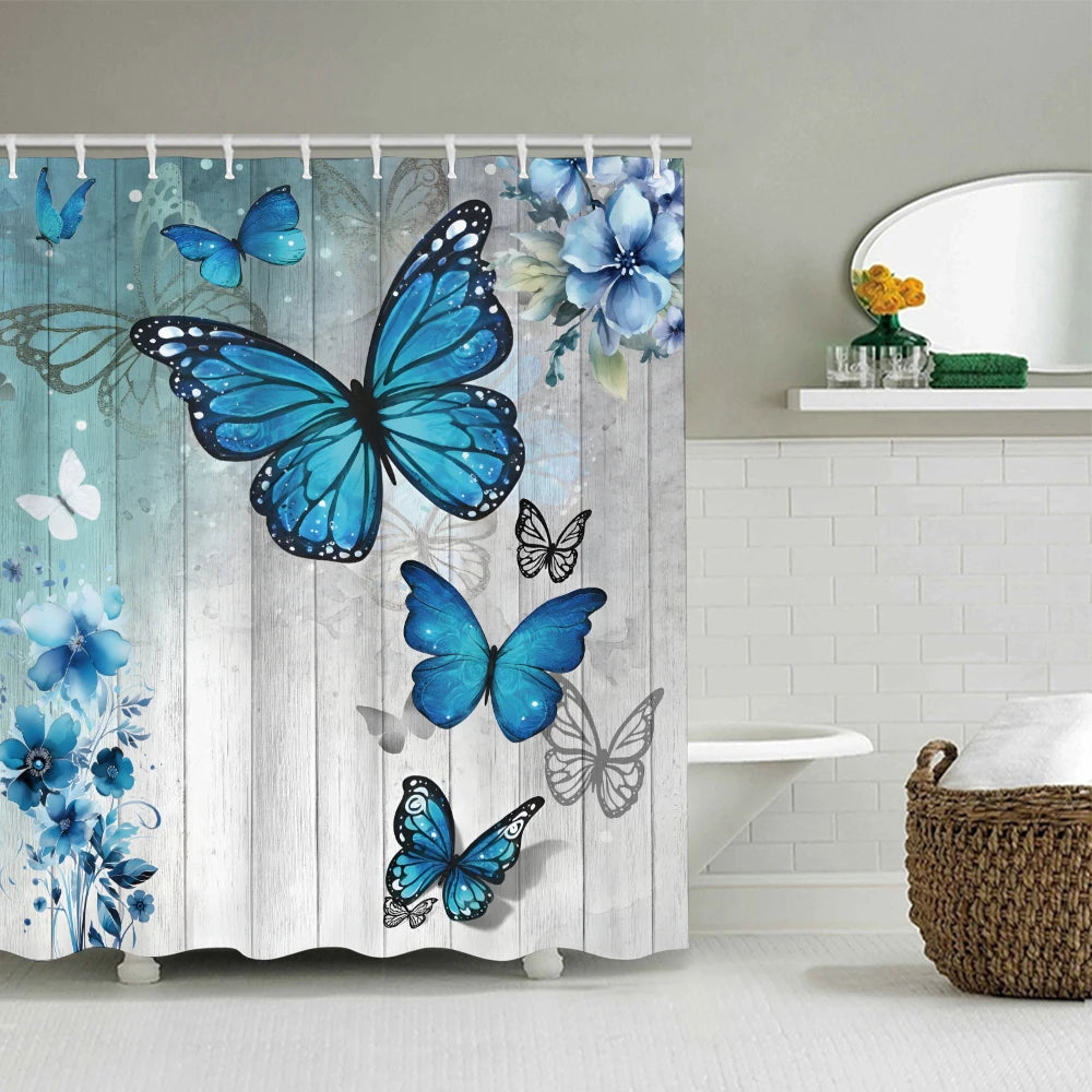Butterfly Bathroom Four-Piece Set