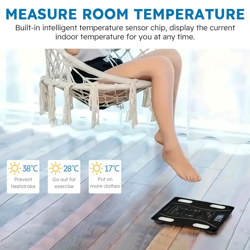 Smart Body Fat Scale With LED Display And Body Composition