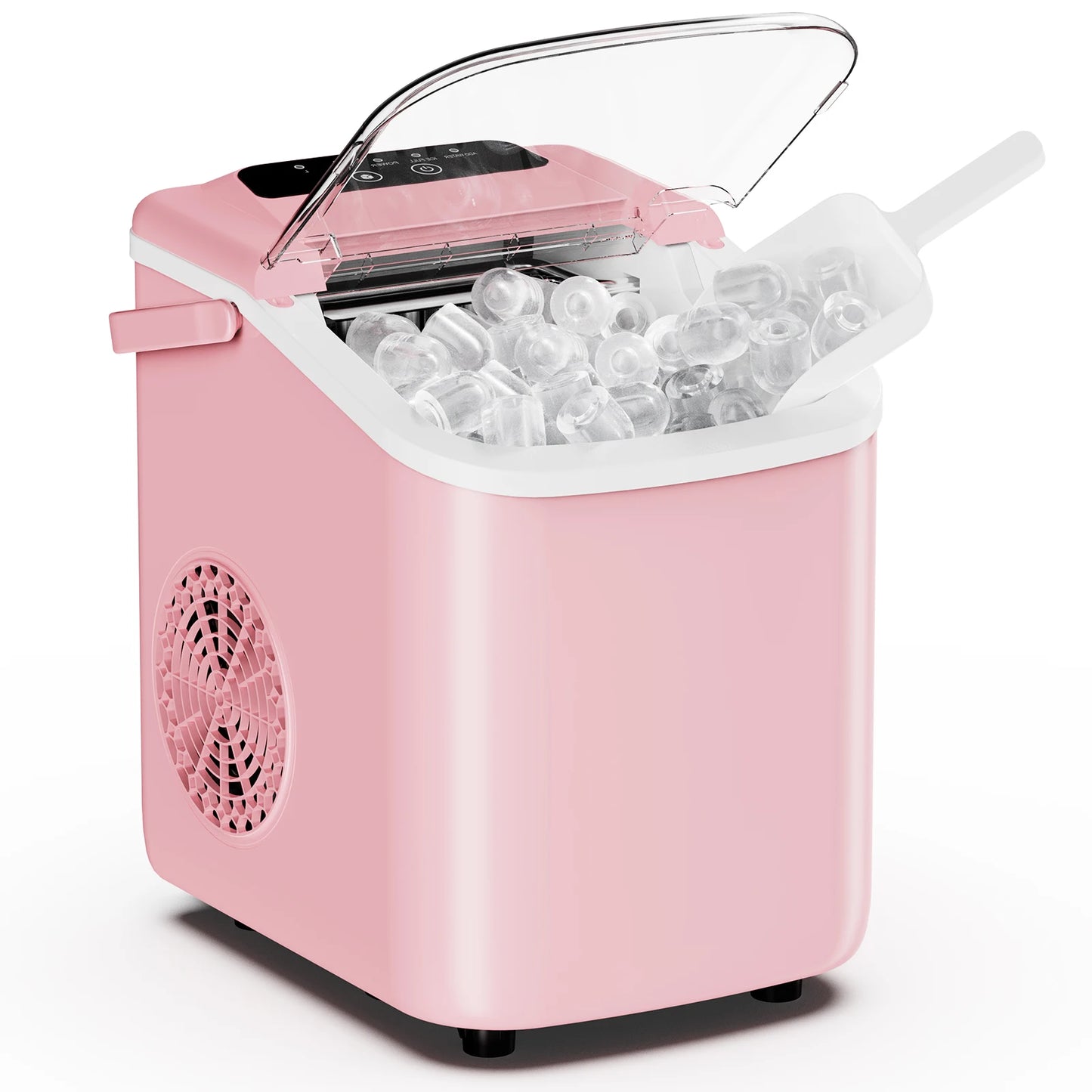 Countertop Portable Ice Maker With Scoop Handle For Home Kitchen