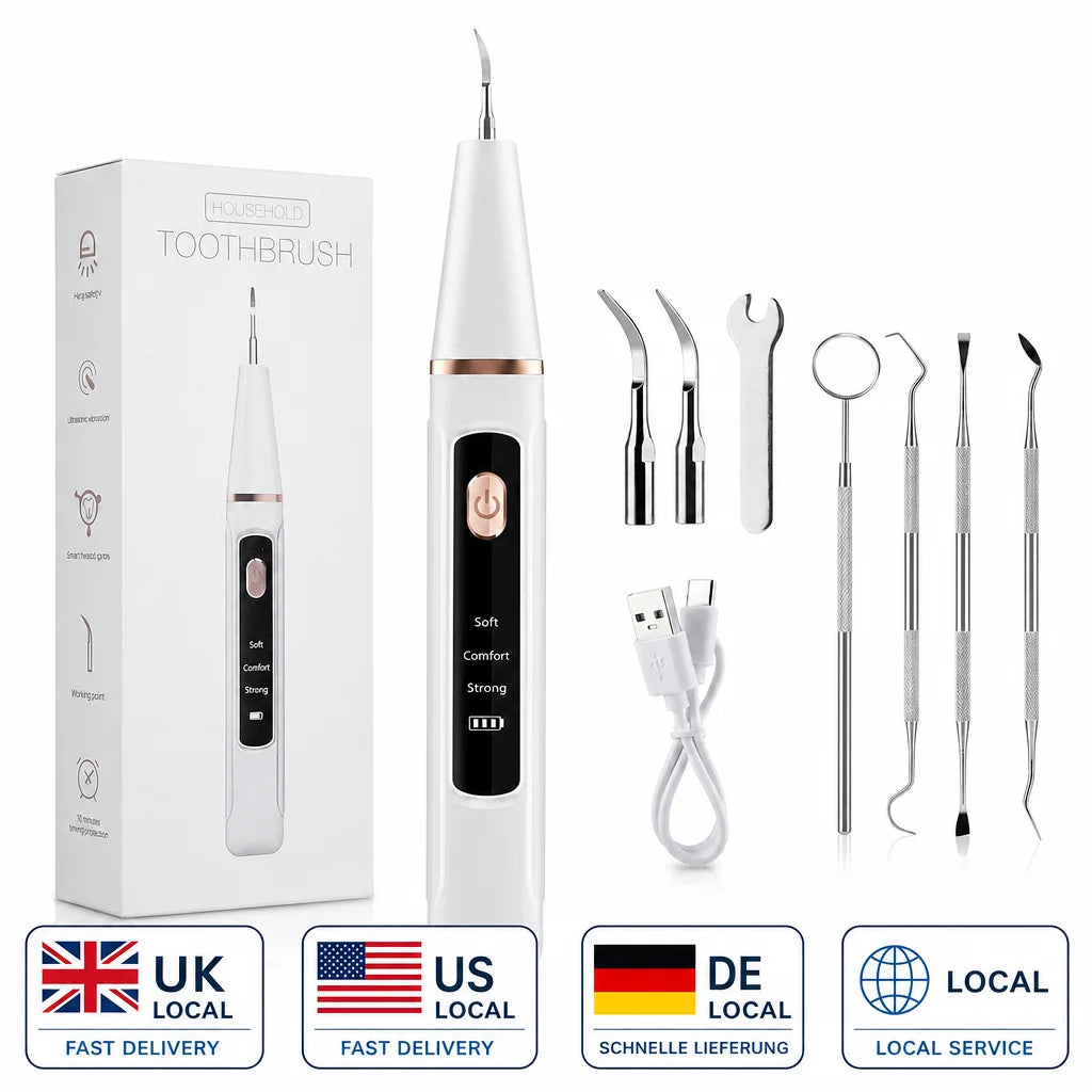 Rechargeable Electric Ultrasonic Teeth Tartar Cleaner Dental Scaler Whitening