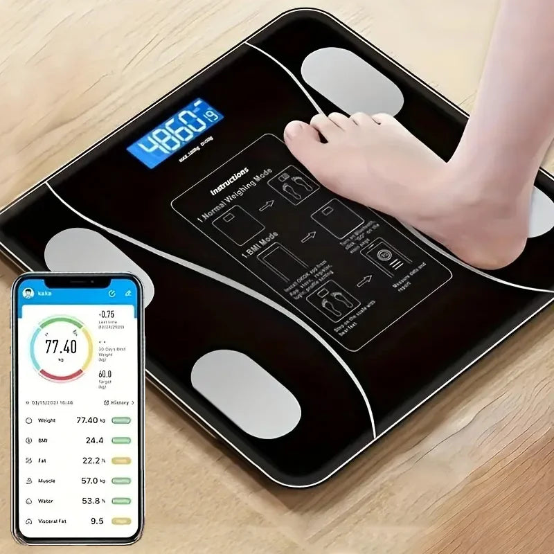 Smart Wireless LED Body Fat Scale With Digital Body Composition