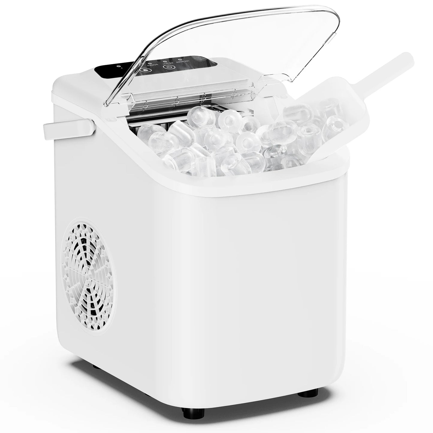 Countertop Portable Ice Maker With Scoop Handle For Home Kitchen