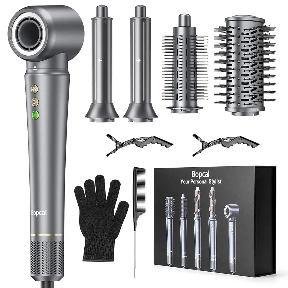 BOPCAL Professional 5 In 1 Hair Dryer Styler Ceramic 1200W