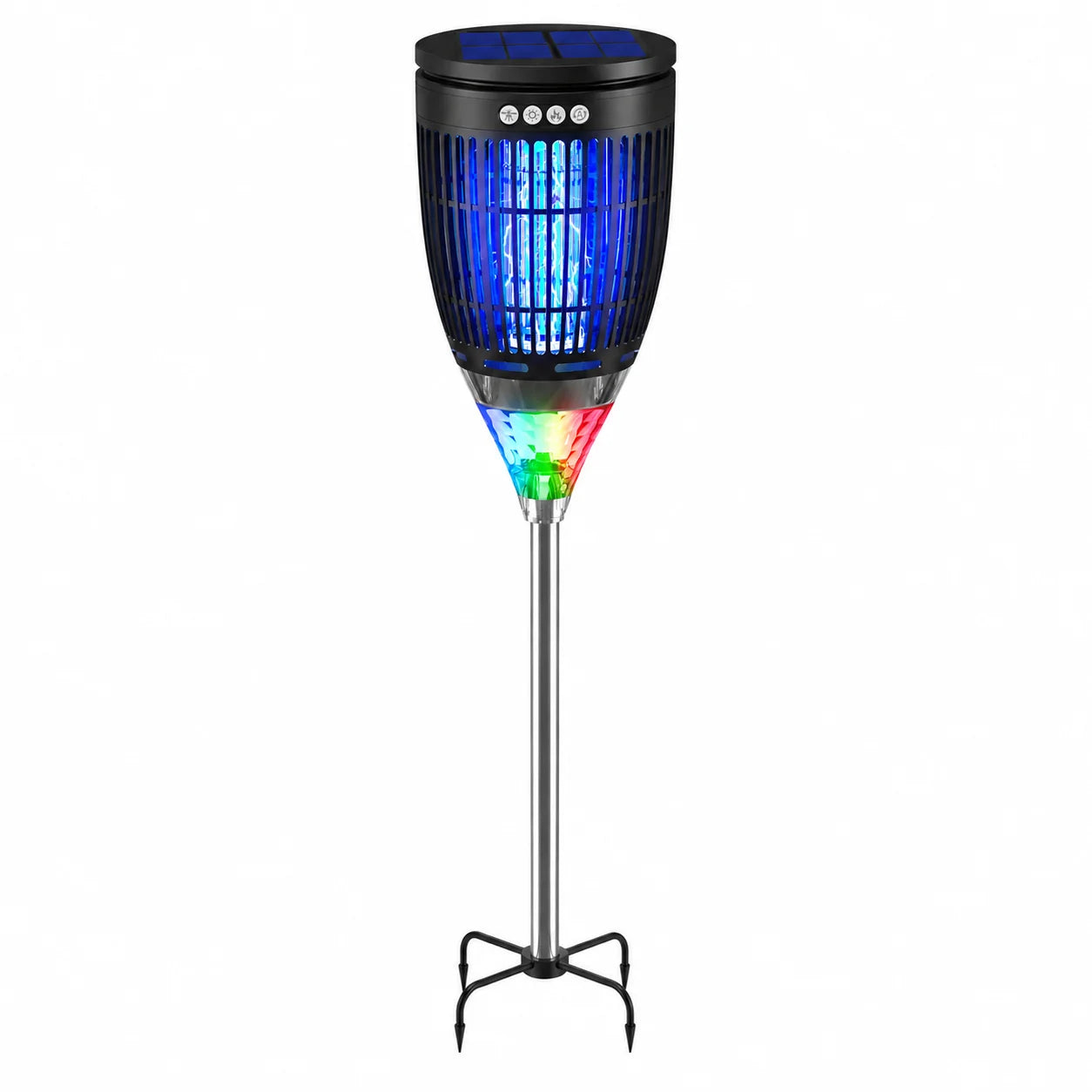 Solar Bug Zapper Outdoor 3-In-1 Mosquito Trap For Yard Garden