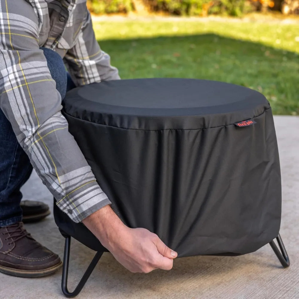 Smokeless Portable Fire Pit With Stand And Cover Outdoor