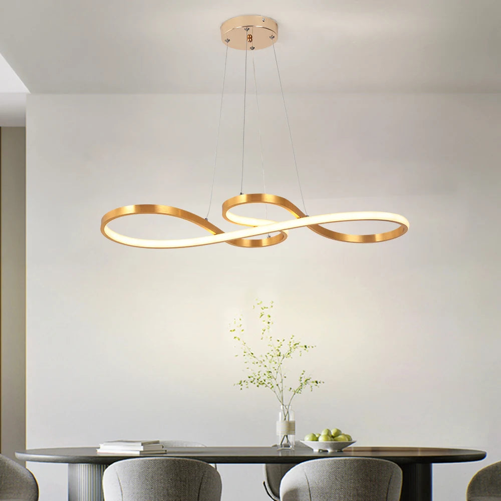 Vetrulus Modern Acrylic Led Pendant Chandelier Light For Living Room