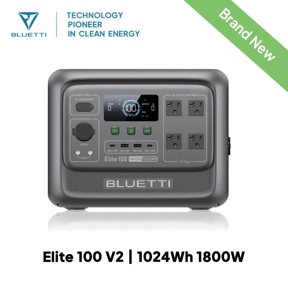 BLUETTI Elite 100 V2 Portable Power Station 1024Wh