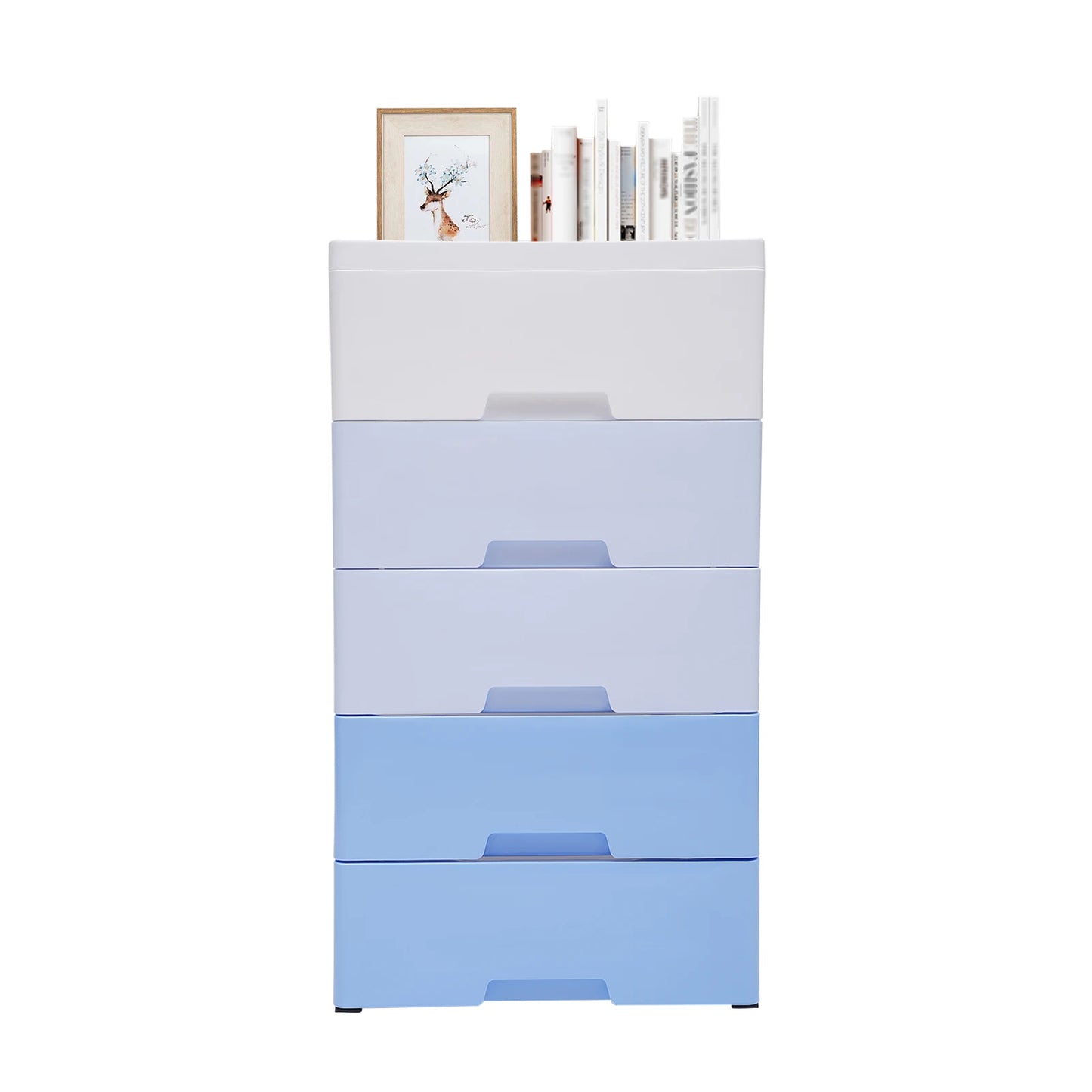 Five-Drawer Storage Cabinet for Bedroom Organization
